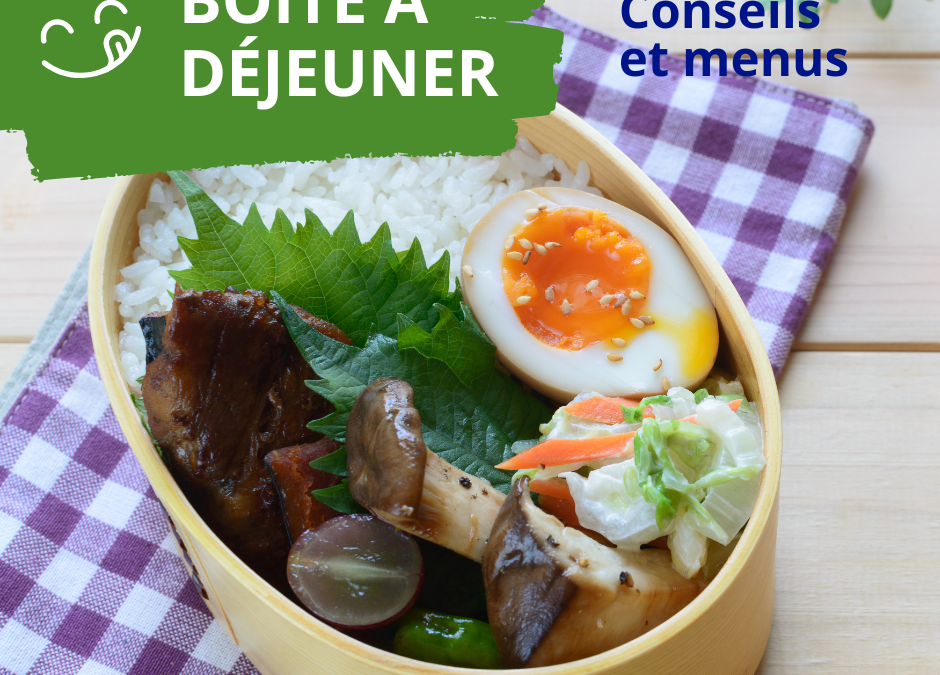 BOÎTE À DÉJEUNER : CONSEILS POUR DES REPAS EQUILIBRÉS ET PLEIN DE VITALITÉ